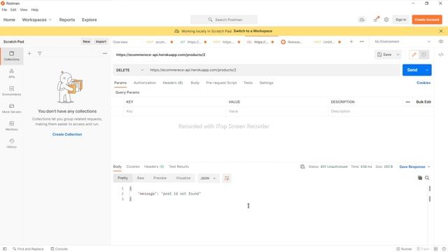Ecommerce Api using mongodb and node js