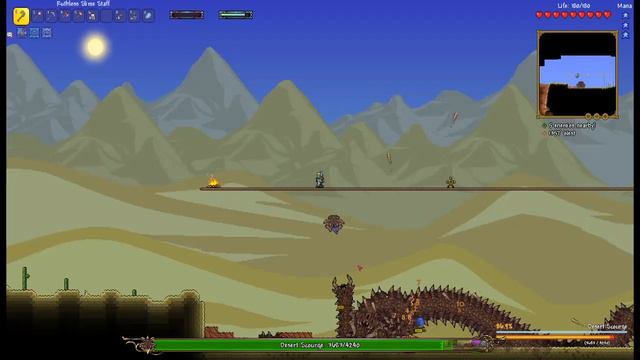 Terraria Calamity Mod Summoner Playthrough (Part 10) - Vs. The Desert Scourge
