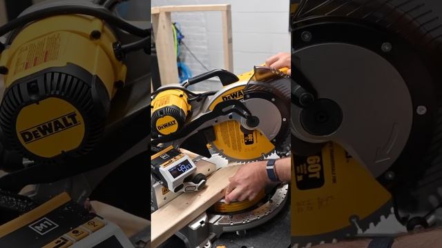 Miter cuts on a Miter saw with the M1 Caliber