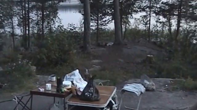 Ладога с Олегом на камнях Рауталахти