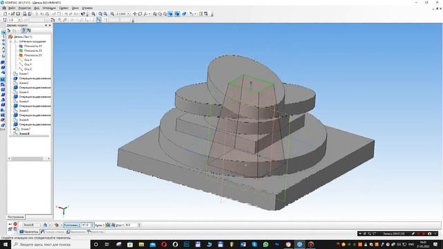 Попытка 2 в Компасе-3D