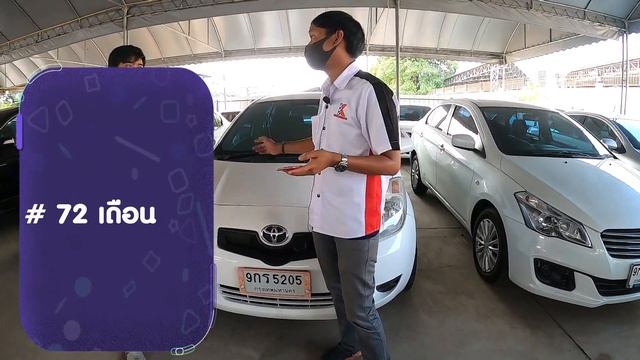 รถเก๋งมือสองคุณภาพดี Suzuki Ciaz 1.2-Toyota Yaris 1.5 (ปี 2018-2008) ไมล์น้อย