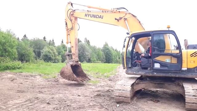 Гусеничный экскаватор Hyundai R220LC 9S – продается на HEAVY FAIR! Видео диагностика экскаватора