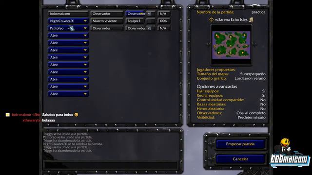 Warcraft 3  1.30 en español - Stream en vivo