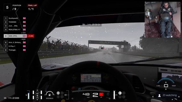GT7 - Day 117 Part 3 - LIVE GAMEPLAY - Cockpit Cam - TCS OFF - Manual + Clutch - Ai On Hard - V1.17
