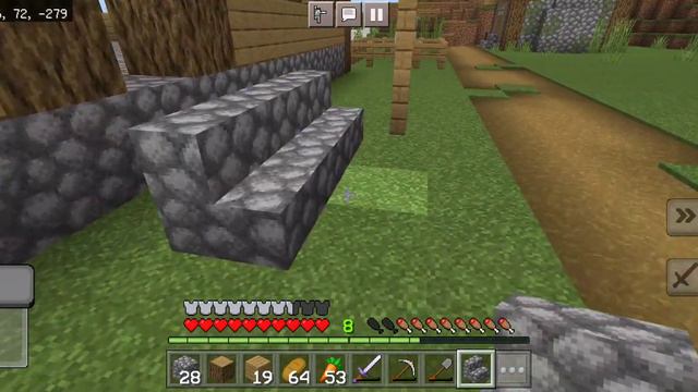 выживание заново серия номер 3 строим дом. Майнкрафт,Minecraft.