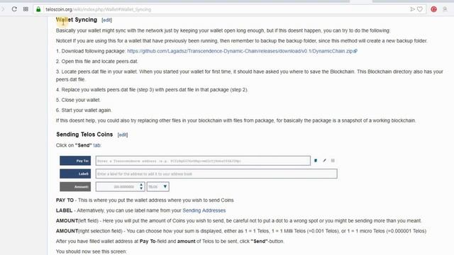 НЕ СИНХРОНИЗИРУЕТСЯ КОШЕЛЕК TELOS. ЧТО ДЕЛАТЬ!? TELOS WALLET NOT SYNCHRONIZED