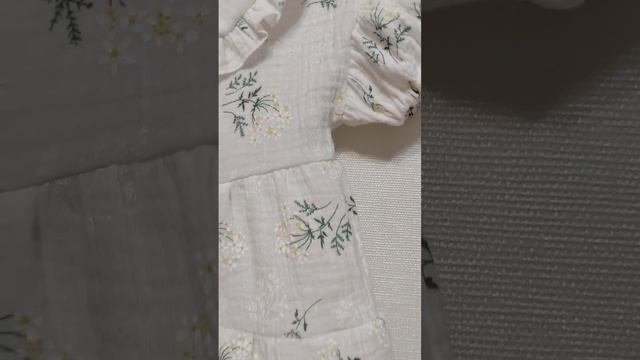 Платье из муслина на девочку