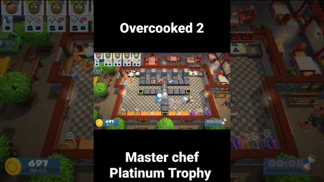 Overcooked 2: Master Chef Platinum Trophy