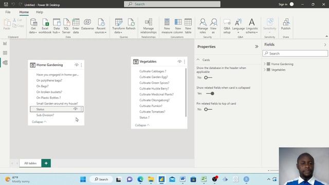 How to Load Data from Microsoft Excel  in Powe Bi || Create Visualizations
