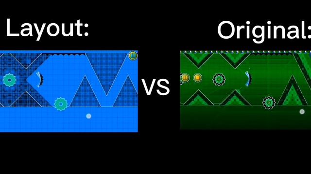 Toxic Blaster. layout VS original