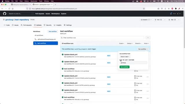 Parameters and variables | Github actions