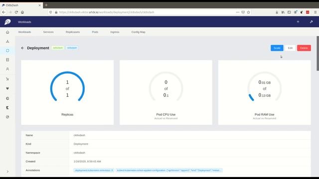 Compliant Kubernetes Dashboard brief demo