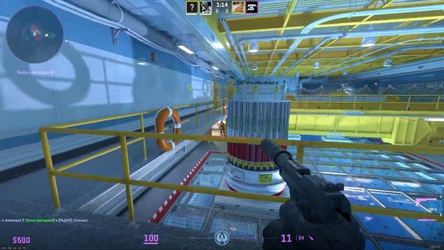 Геймплей CS:2 NUKE Напарники