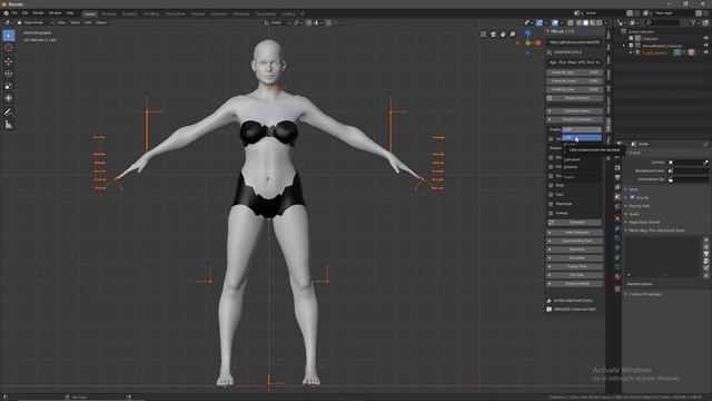 Making Human models fast and easy in blender - Game Dev
