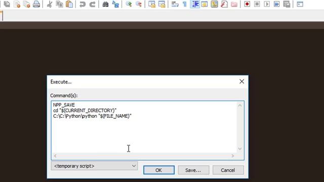 How To Run A Python Script With Notepad