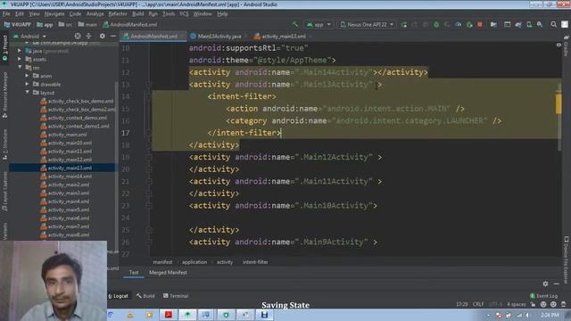 ANDROID PRACTICAL 67 | PERSISTING STATE | onSaveInstanceState
