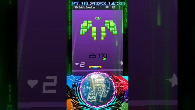 Java retro mobile games;_ 13 3D Brick Breaker