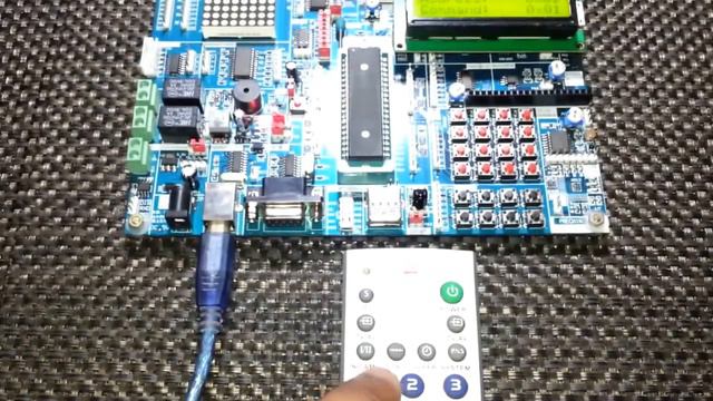 Sharp IR Remote Decoder with AT89S52