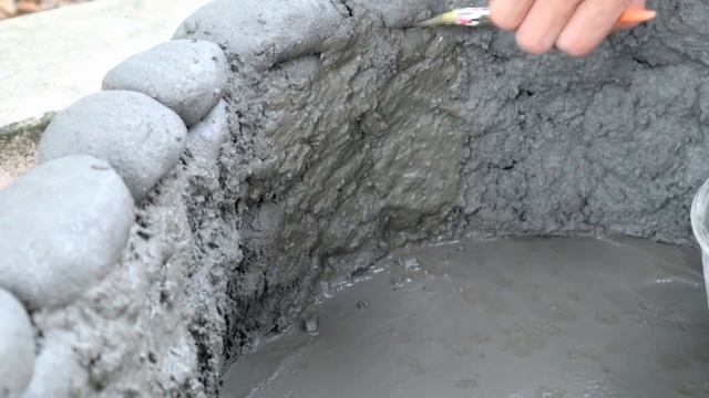 Design and build a garden aquarium // Aquarium combined with waterfall // Creative garden decoratio