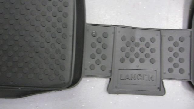 Коврики в салон Mitsubishi Lancer IX 2000-2010. Цвет чёрный