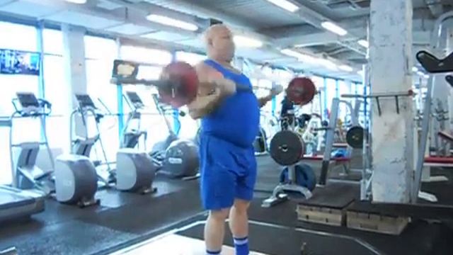 22. 03. 2023г.   Бицепс  35 кг на 20 раз.   61 год ,  вес  109. 6 кг.