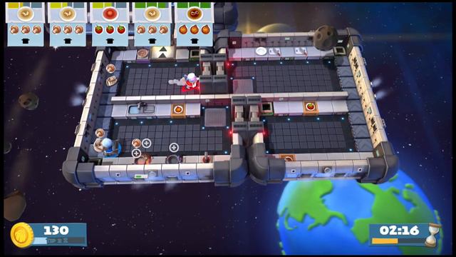 Overcooked: All You Can Eat - Overcooked - Level 5-6 3 Star 2 Player Co-op
