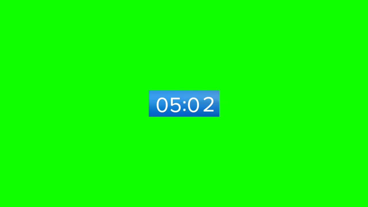 Экранные часы 05:00 Первого канала 2022-н.в. (хромакей) @1tv