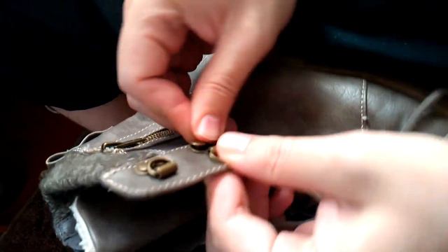 Как поставить заклёпки на обувь