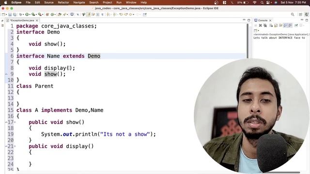 Introduction To Interfaces In Java | Core Java | Satyam Raha