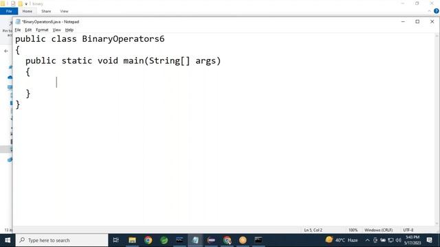 Lec 7 》, Binary Operators|| Hindi || Complete Course Core Java To advance Java ||