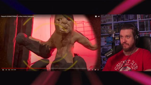 РЕАКЦИЯ НА Claycats DOOM ETERNAL  a Stop motion Animation