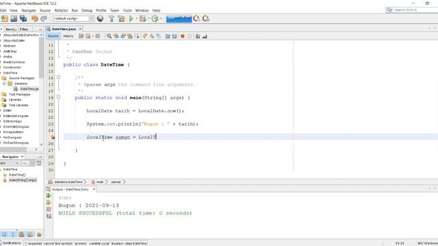 JAVA DATE TİME