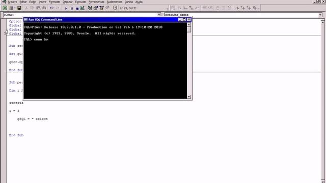 Tutorial Microsoft Excel | Abrindo o banco oracle usando VBA