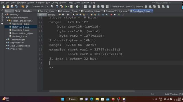 #8- Data types in java | Learn Complete #java in Hindi | Java Standard Edition #hindi