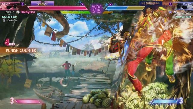Street Fighter 6 DeeJay shimmy safe jump setup in real Match Hotdog29GG SF6 Dee Jay