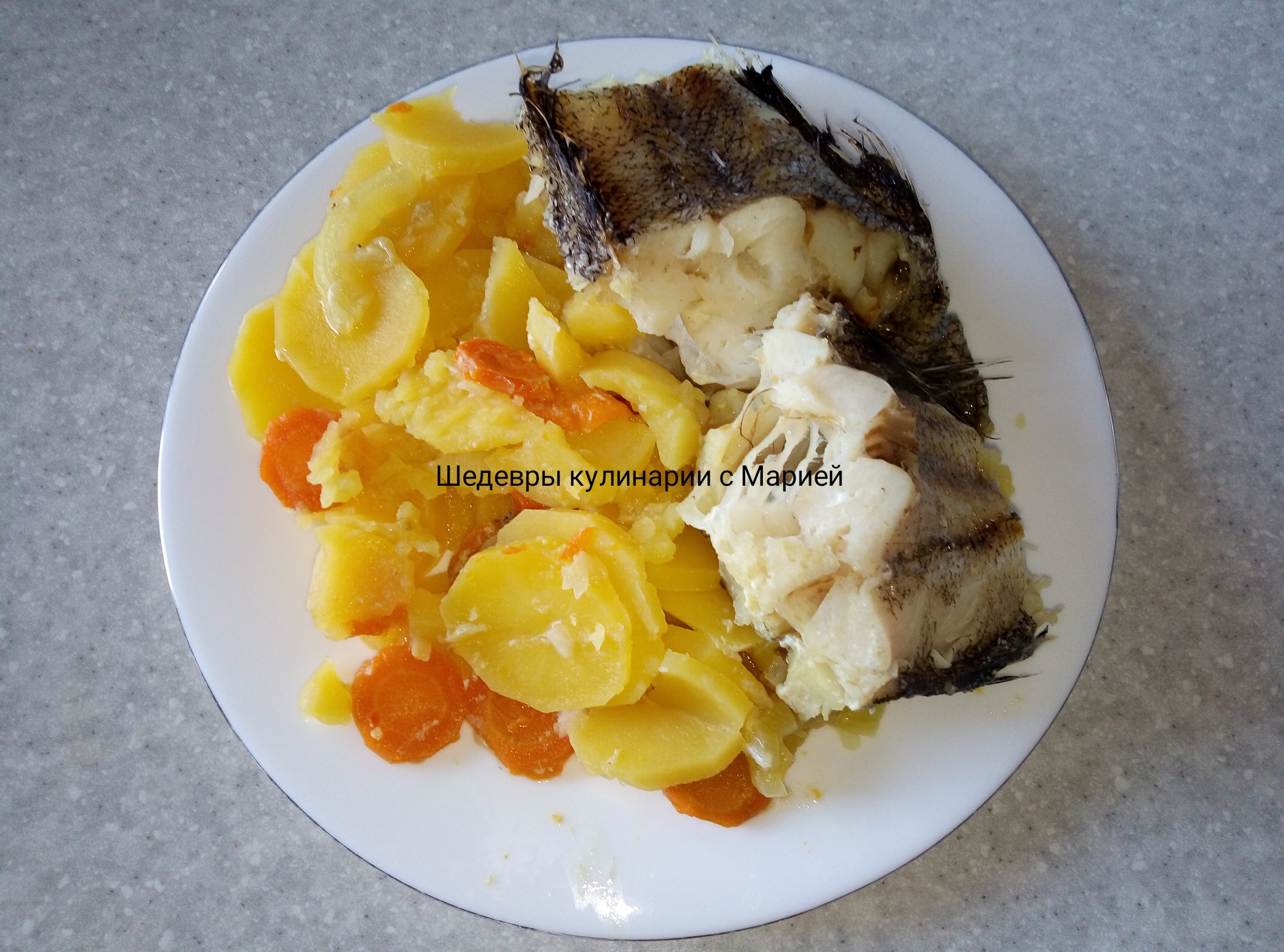 Макрурус с картофелем, королевское блюдо
