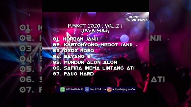 FUNKOT 2020 [ VOL.2 ] JAVA SONG - KUPIT ONTHEMIX