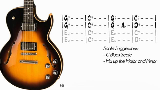 Smooth Blues Soul In G Major _ Guitar Backing Track  (1)