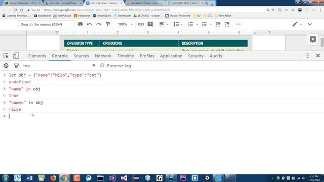 JavaScript - Property exists in the object