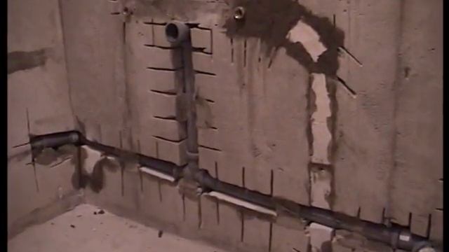 Ремонт ванной комнаты 1-й этап до укладки плитки www.remsanteh.ru