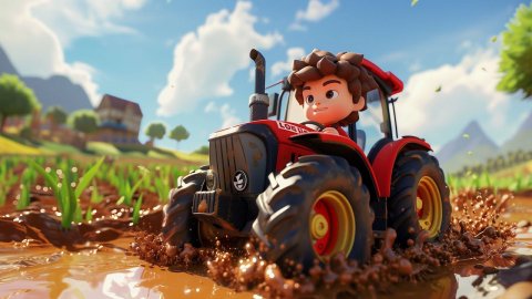 Leo's Mighty Tractor Adventure | Fun Farm Songs for Kids