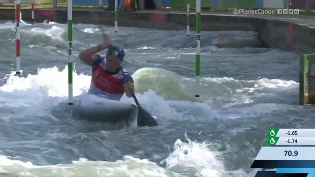 Joseph Clarke Great Britain Final / 2023 ICF Canoe-Kayak Slalom World Cup Augsburg Germany