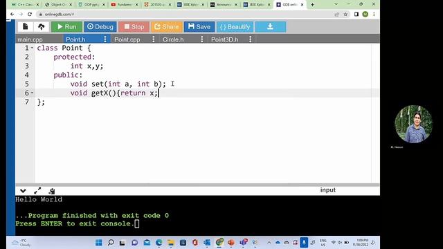 C Programming  2022  6  Classes  A hands-on-example