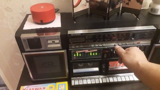 Магнитола Sharp WF-939.Больше 30 лет, а как новая..mp4