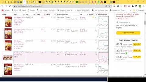 Reverse sourcing with Keepa Product Finder