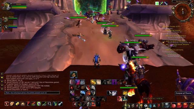 World of Warcraft- The Burning Crusade - The Dark Portal opens