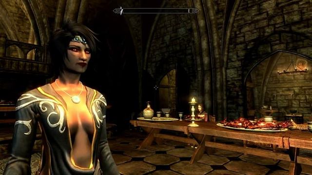 Skyrim - Mod for Vampire Lord reverse transforming clean face