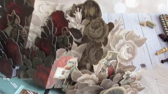 Pop-up альбом Алиса для воспитателя / Pop-up album "Alice in Wonderland"