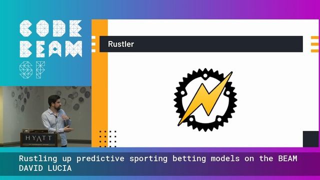 Rustling up predictive sporting betting models on the BEAM - DAVID LUCIA